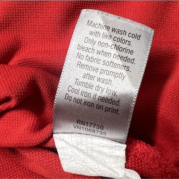 Champion Golf Shirt Mens XL Red Duo Dry Polo Pullover‎ Short Sleeve Rugby Sports - Picture 10 of 12